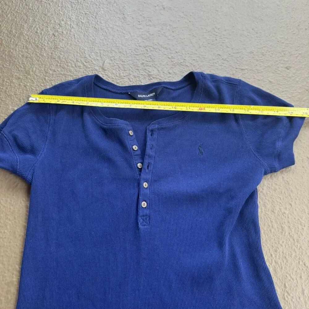 New Ralph Lauren Polo Blue Tennis Shortsleeve Cotton Dress Girls XL 16 Adult S - Picture 6 of 13